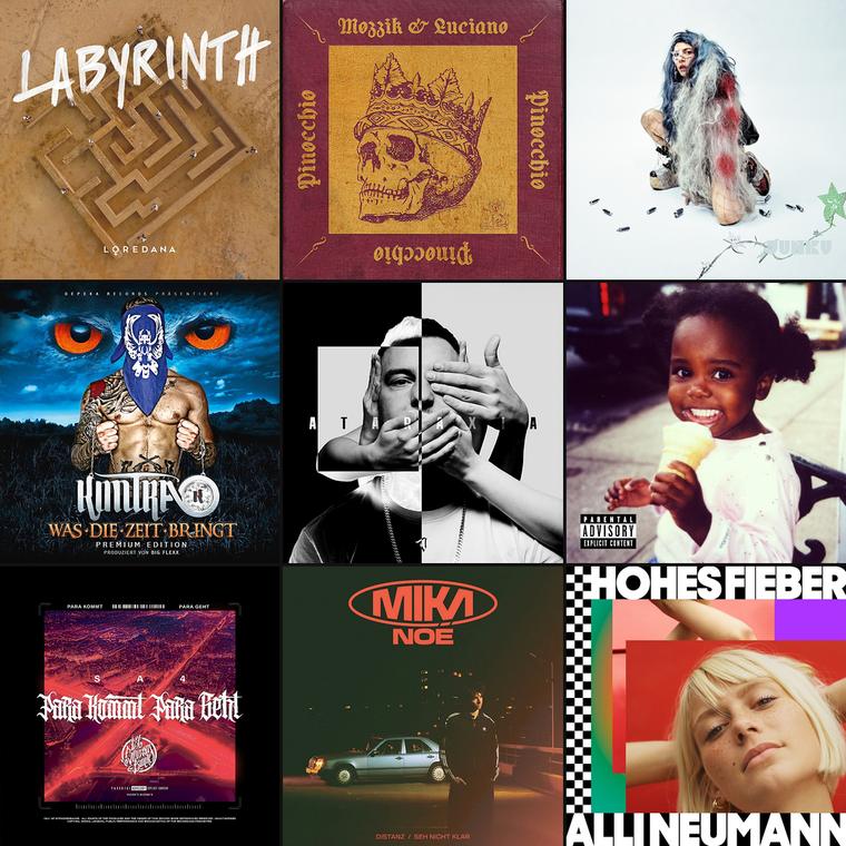 Cover selection: Rap and Pop releases mastered by Milian