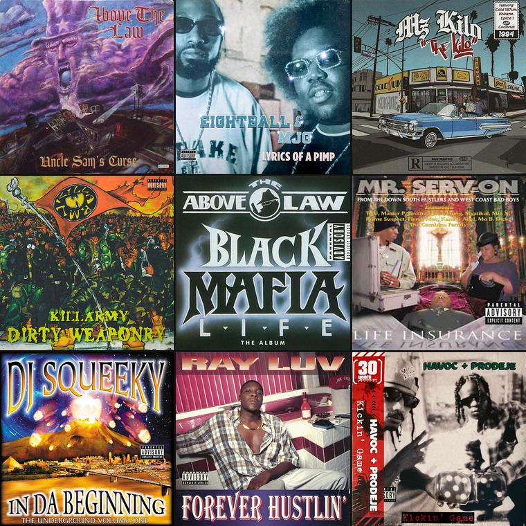 Cover selection: US rap vinyl reissues